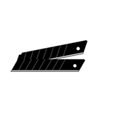 OSTRZA ŁAMANE CZARNE 18mm 10 SZT. PRO 0,7MM SK-2